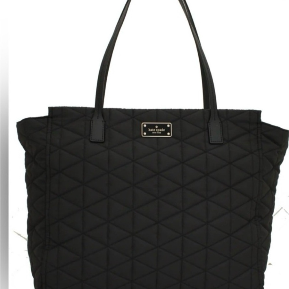 kate spade Quilted Black Tote Bag